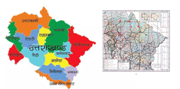 17 साल बाद उत्तराखंड का नया नक्शा आया सामने, सर्वे ऑफ इंडिया ने किया जारी